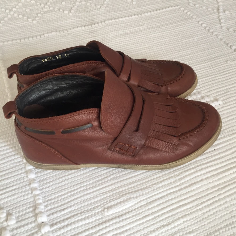 Spanish Leather Loafers Brown - Picture 4 of 7